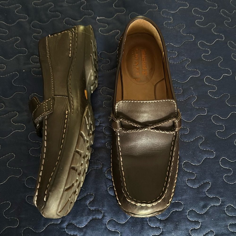Timberland, leather loafers size 6 1/2